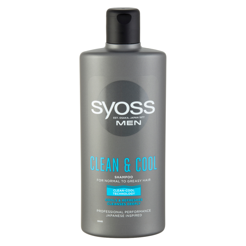 Syoss sampon Men 440 ml Clean Cool Webáruház 1 899 Ft Syoss sampon