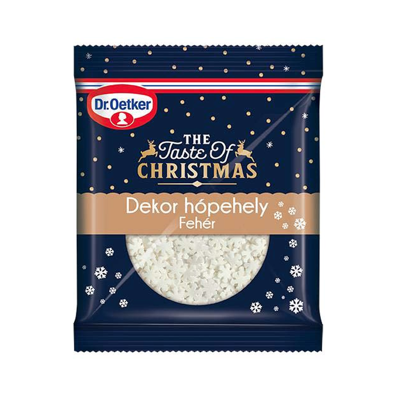 Dr Oetker The Taste Of Christmas Dekor hópehely fehér 20 g Webáruház