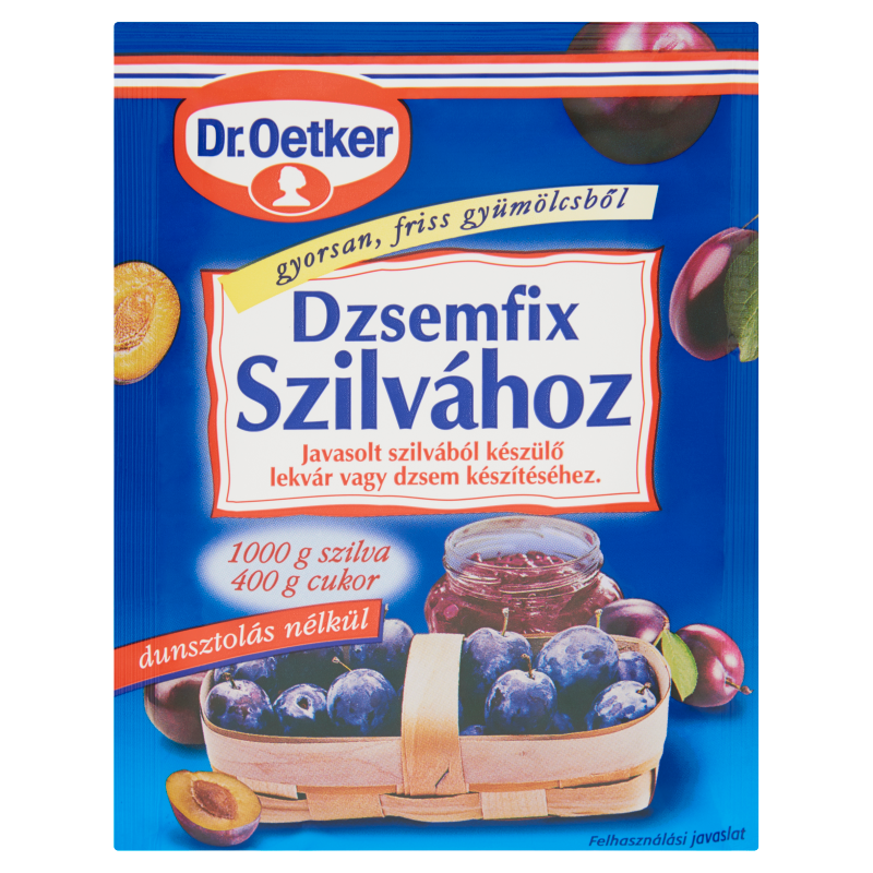 Dr Oetker dzsemfix szilvához 25 g Webáruház 0 Ft Dr Oetker dzsemfix