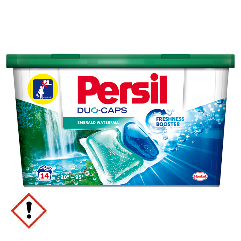 Persil Duo Caps mosógél kapszula 14 db emerald waterfall 14 mosás