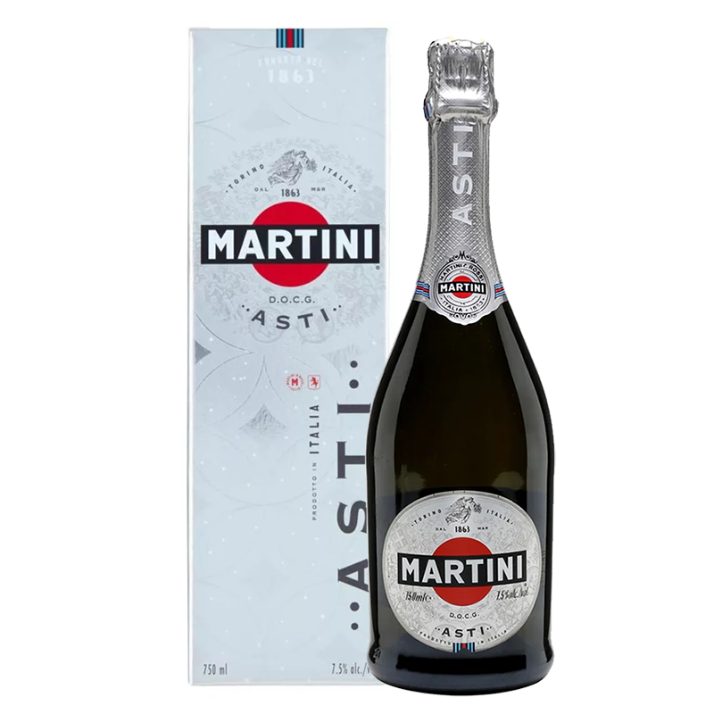 Martini Asti fehér minőségi pezsgő 0,75 l édes díszdobozban áruház