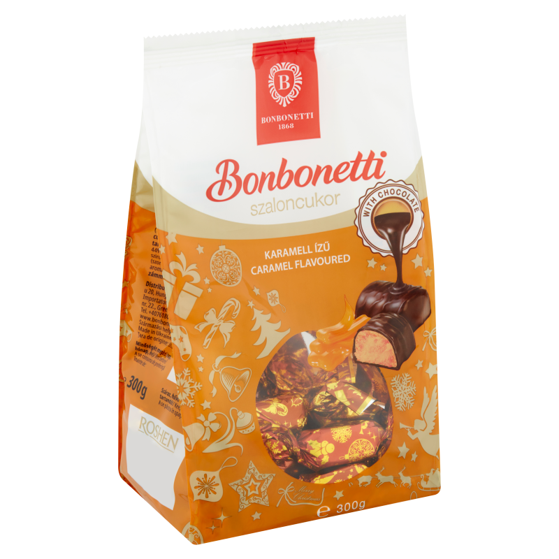 Bonbonetti szaloncukor 300 g karamell z tcsokol d val