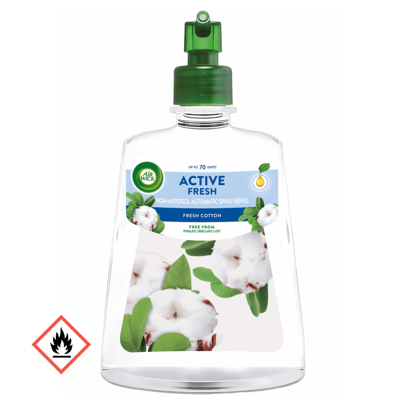 Air Wick Active Fresh Friss készülék és utántöltő pamut - 228 ml