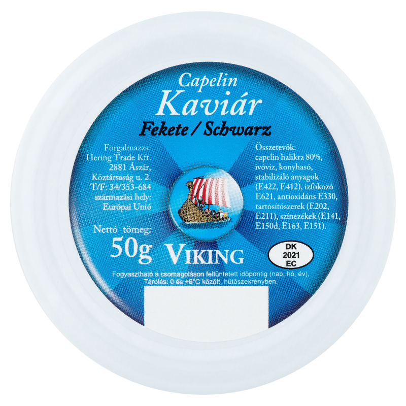 Viking Capelin kaviár 50 g fekete Webáruház 0 Ft Viking Capelin