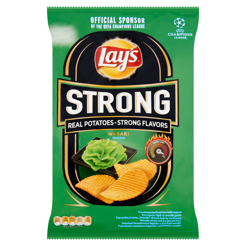 Lay s Strong burgonyachips 70 g wasabi torma z Web ruh z 0 Ft