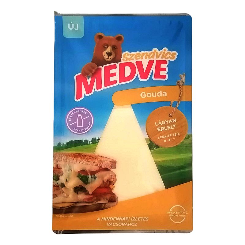 Medve Szendvics Gouda szeletelt sajt 100 g Web ruh z 599 Ft