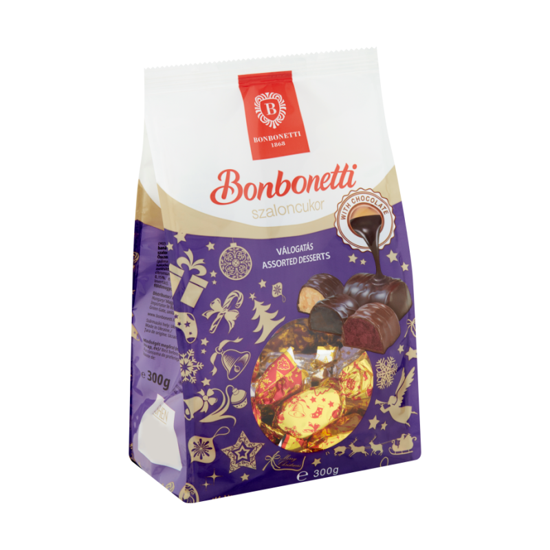 Bonbonetti szaloncukor 300 g v logat s t s tejcsokol d val