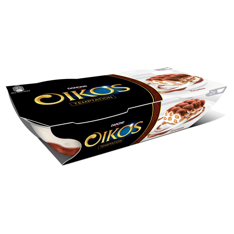 Danone Oikos l fl r s g r g kr mjoghurt 2x110 g tiramisu