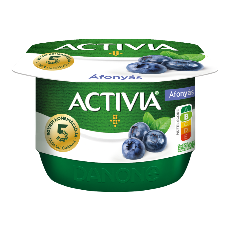 Danone Activia élőflórás gyümölcsjoghurt 125 g áfonya áruház » 239