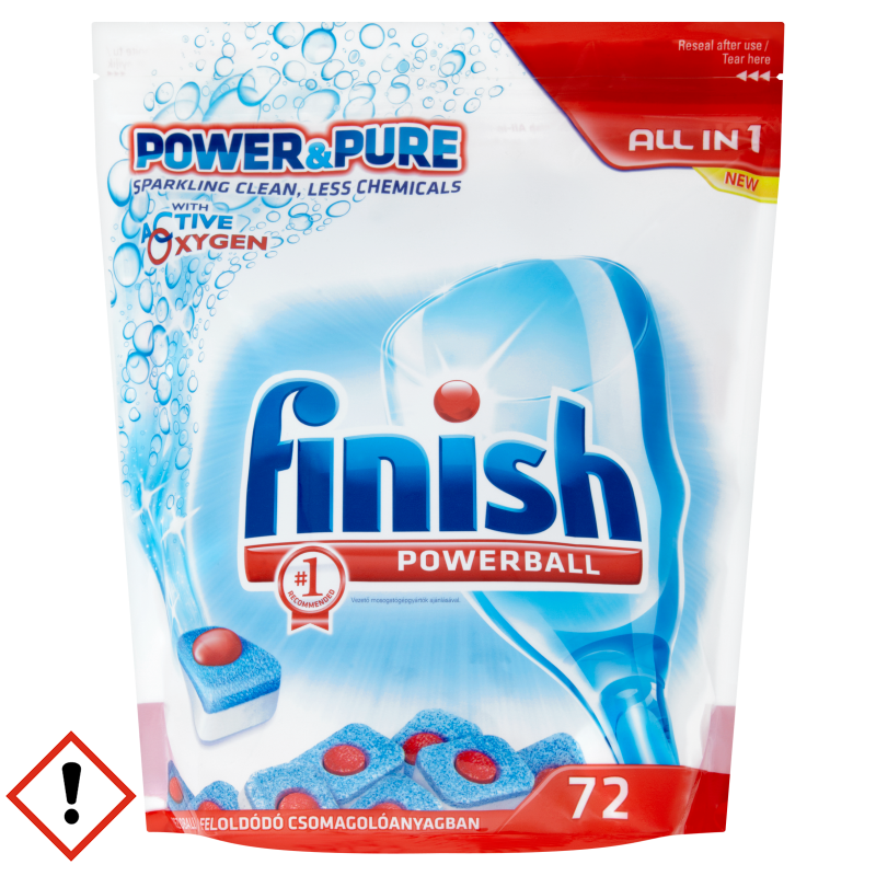 Finish All in 1 Max Power&Pure mosogatógép tabletta 72 db regular ...