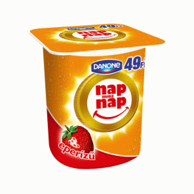 Danone Nap mint nap joghurt 110 g eper Webáruház » 0 Ft - Danone Nap ...