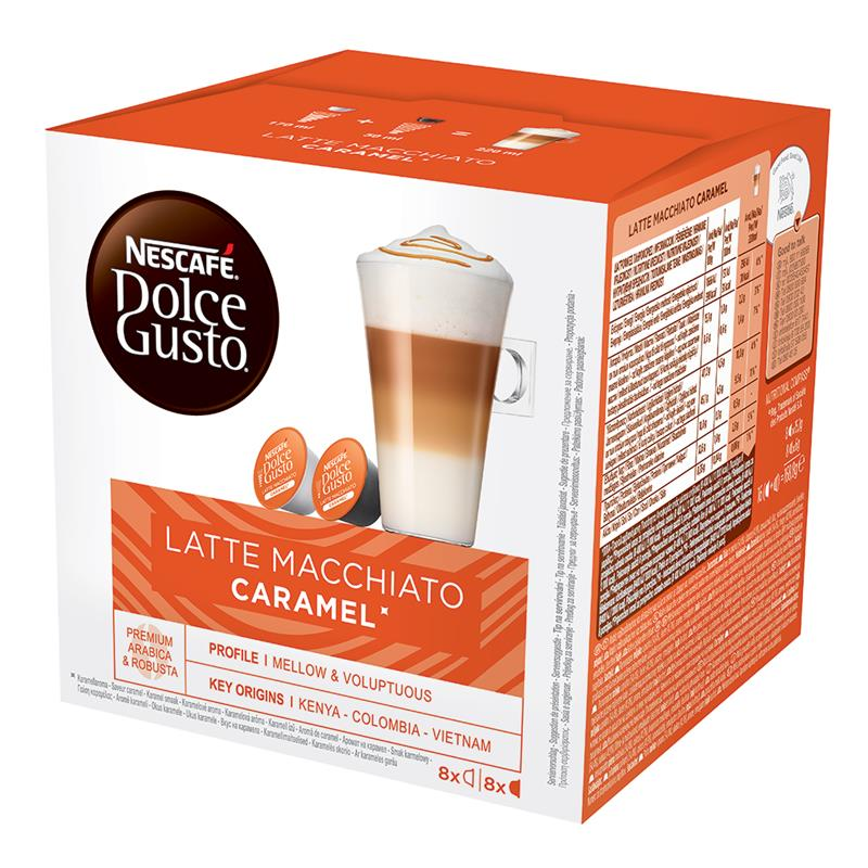 Nescaf Dolce Gusto k v kapszula 2x8 db latte macchiato caramel