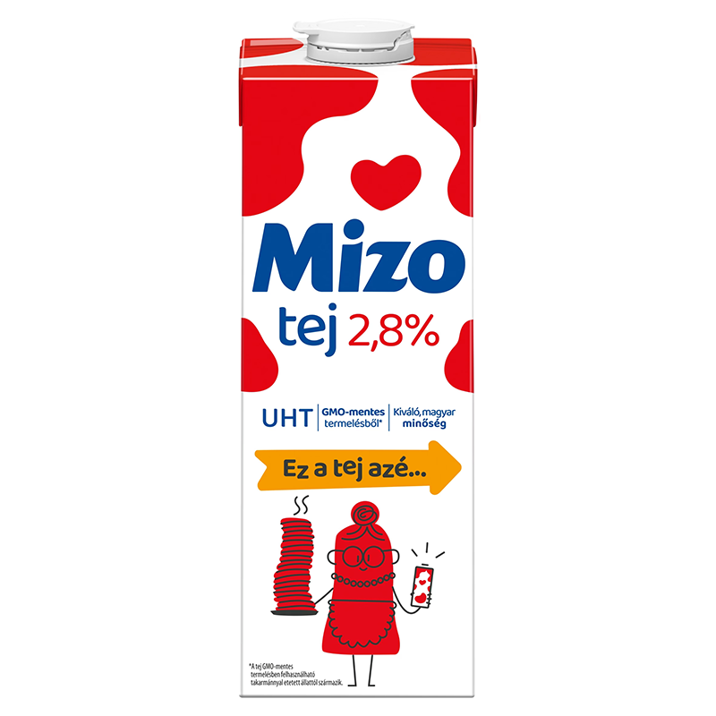 Mizo tartós tej 2,8%-os - online vásárlás házhoz szállítással