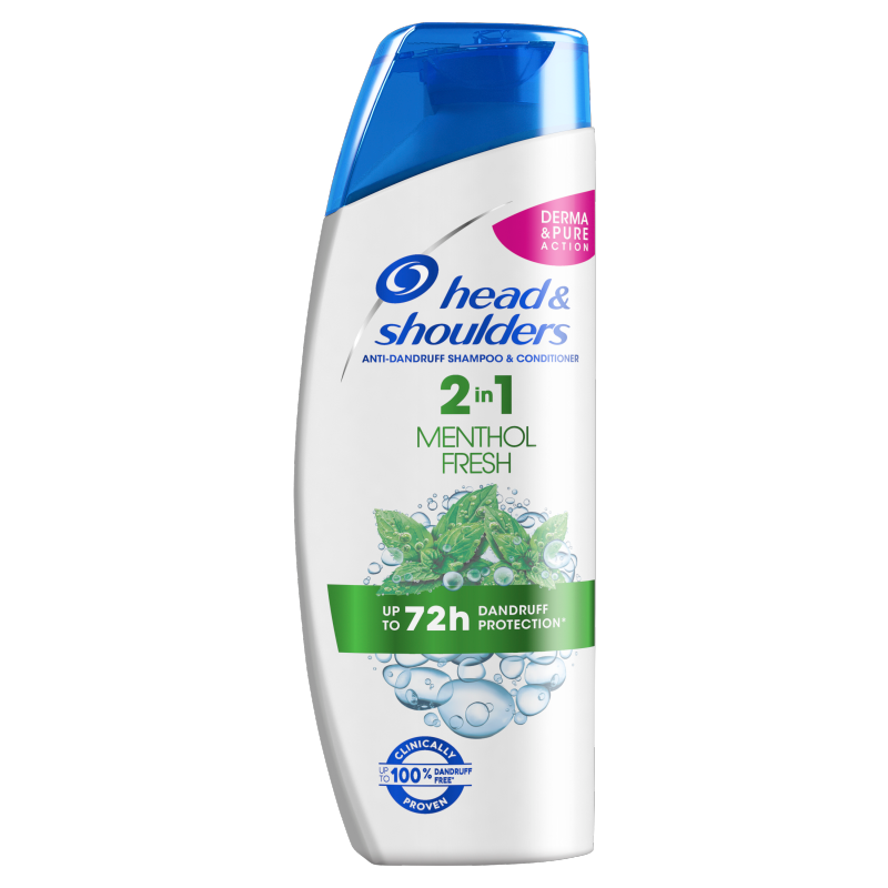 Head Shoulders sampon s balzsam 225 ml 2in1 mentol fresh