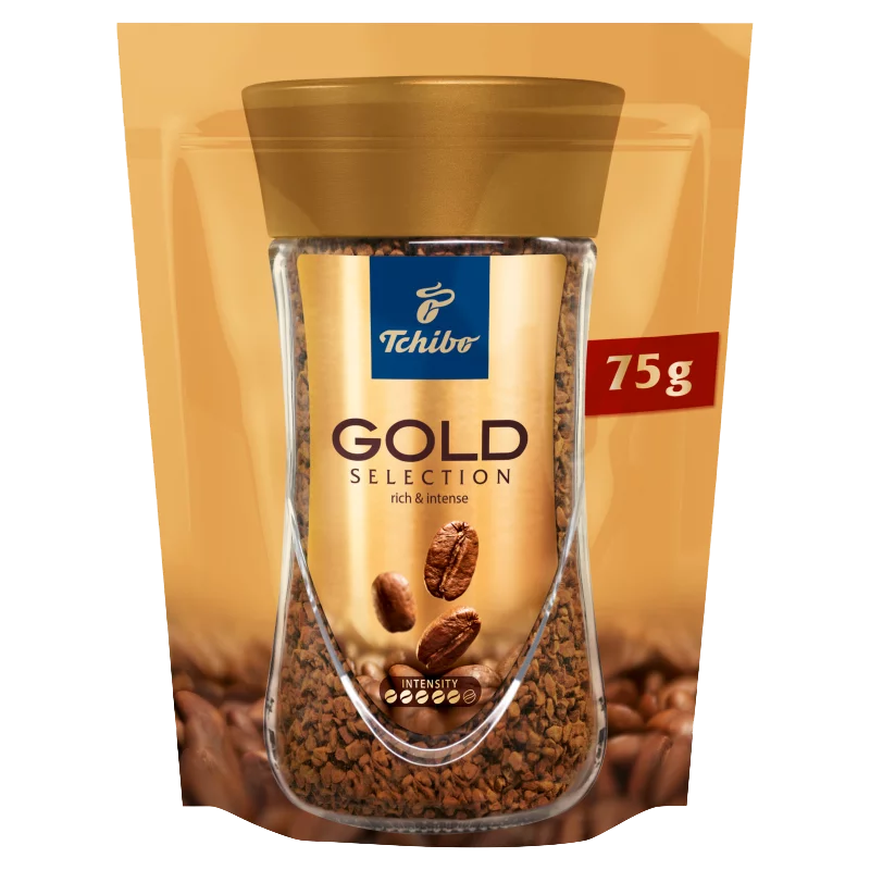 Tchibo Gold Selection instant kávé utántöltő 75 g Webáruház » 1 099 Ft ...